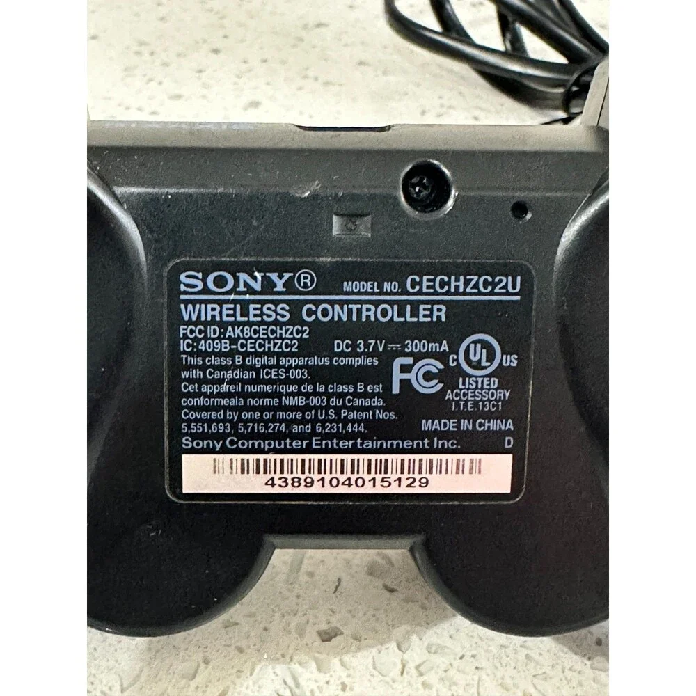 Sony PlayStation 3 PS3 CECH-2001a Console W/1 Controller Cords Games TESTED